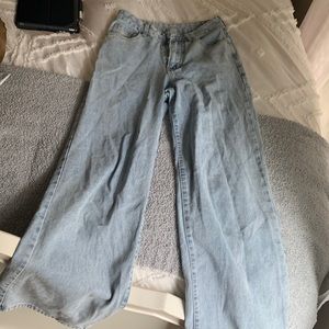 Wide leg jeans